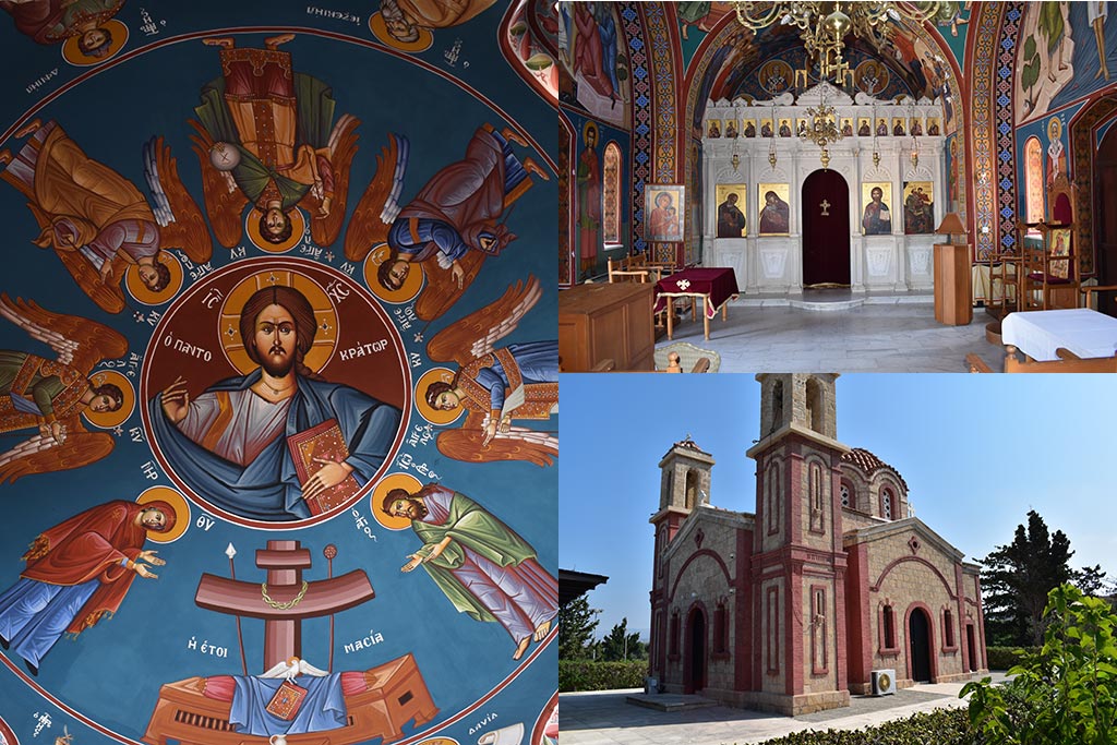 Collage of Church Interior